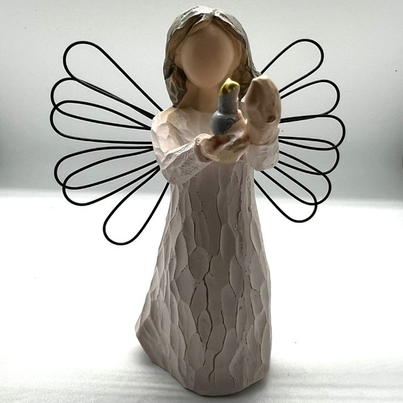Angel Holding a Candle Figurine New - Picture 2 of 4